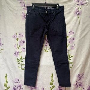 GAP Dark Blue Corduroy Always Skinny Mid Rise Jeans